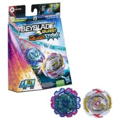 Hasbro Toupie Beyblade Burst Quaddrive Dual Pack