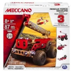 Meccano Véhicules De Secours 3 Modèles à Réaliser
