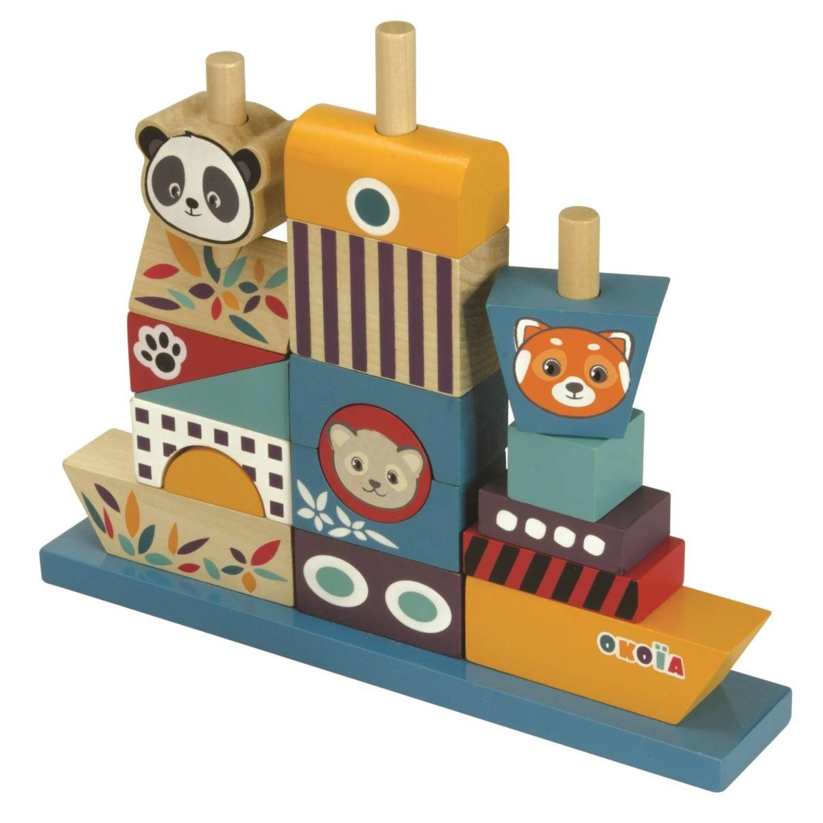 Arche De Noé à Empiler Okoïa Junior 2 Arche De Noé à Empiler Okoïa Junior – Image 2