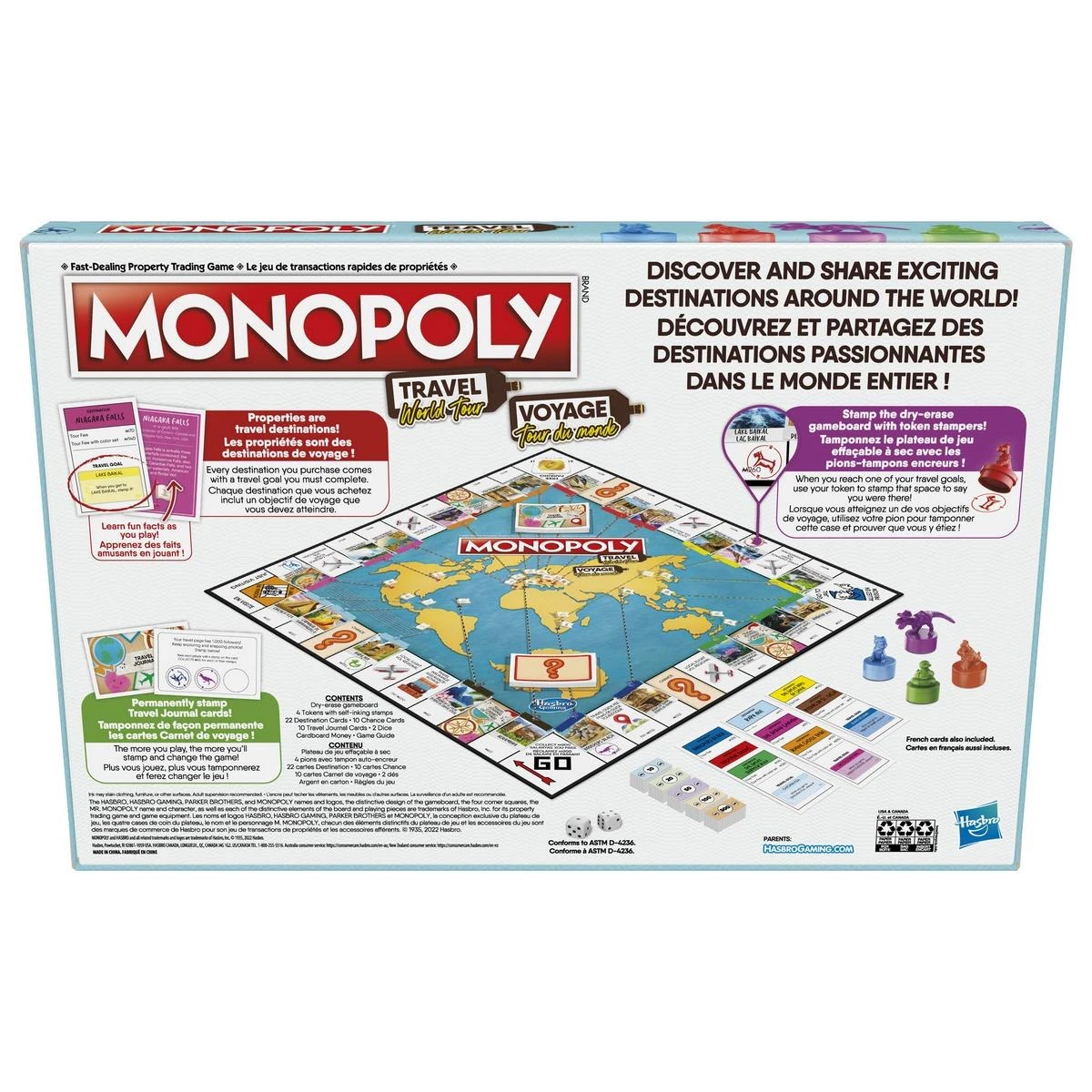 Hasbro Gaming Monopoly Voyage Autour Du Monde 3 Hasbro Gaming Monopoly Voyage Autour Du Monde – Image 3