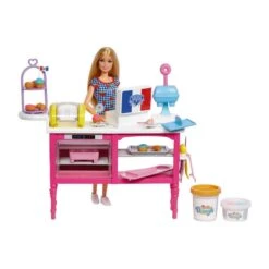MATTEL Barbie - Coffret Poupée Malibu Barbie Pâtisserie