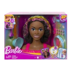 MATTEL Barbie Ultra Chevelure - Tête à Coiffer Brune Avec Mèches Arc-en-ciel 7 MATTEL Barbie Ultra Chevelure - Tête à Coiffer Brune Avec Mèches Arc-en-ciel -Jeux Et Jouets 3a6b9d60cc926a15c679ceaa462429ef5c95d85e 890865 4