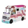 MATTEL Véhicule Médical Ambulance Et Clinique De Barbie