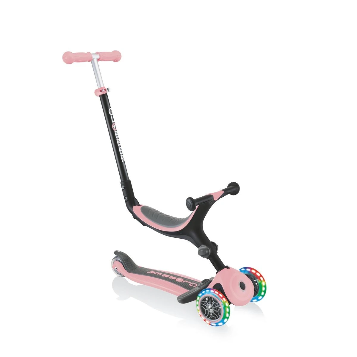 GLOBBER Trottinette évolutive GO UP Light Pastel Pink 1 GLOBBER Trottinette évolutive GO UP Light Pastel Pink