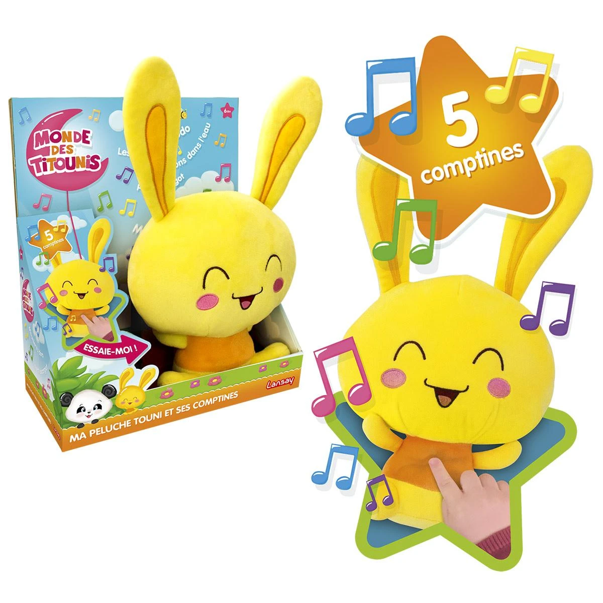 Titounis Peluche Touni électronique 20 Cm 1 Titounis Peluche Touni électronique 20 Cm