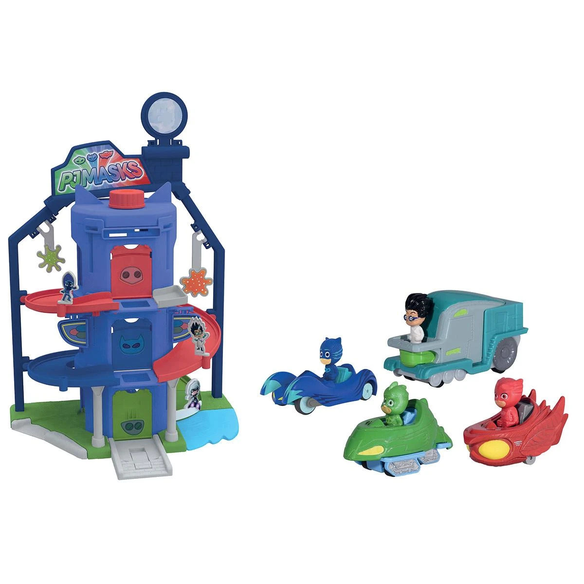 Majorette Pyjamasques Quartier Général + 4 Véhicules 1 Majorette Pyjamasques Quartier Général + 4 Véhicules