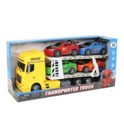 Camion De Transport + 4 Voitures De Sport -Jeux Et Jouets 5d6cc3d3d25cb 854085 4