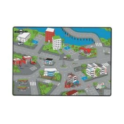 Tapis De Jeux Ville 120 X 80 Cm