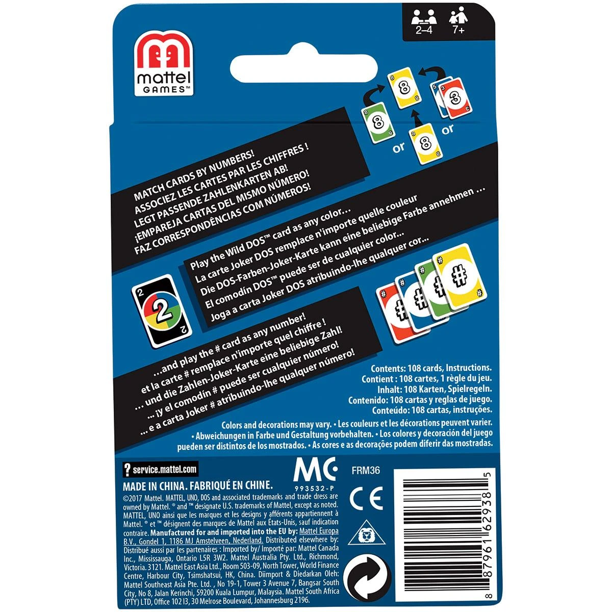 Mattel Games Jeu De Cartes - DOS 3 Mattel Games Jeu De Cartes - DOS – Image 3