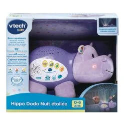 VTech Veilleuse Musicale Hippo Dodo Nuit étoilée
