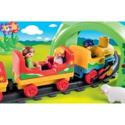 Train Avec Passagers Et Circuit Playmobil 1.2.3 70179 -Jeux Et Jouets 5df36f9b76186 858973 3