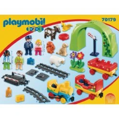 Train Avec Passagers Et Circuit Playmobil 1.2.3 70179 -Jeux Et Jouets 5df36fb3f3288 858973 6