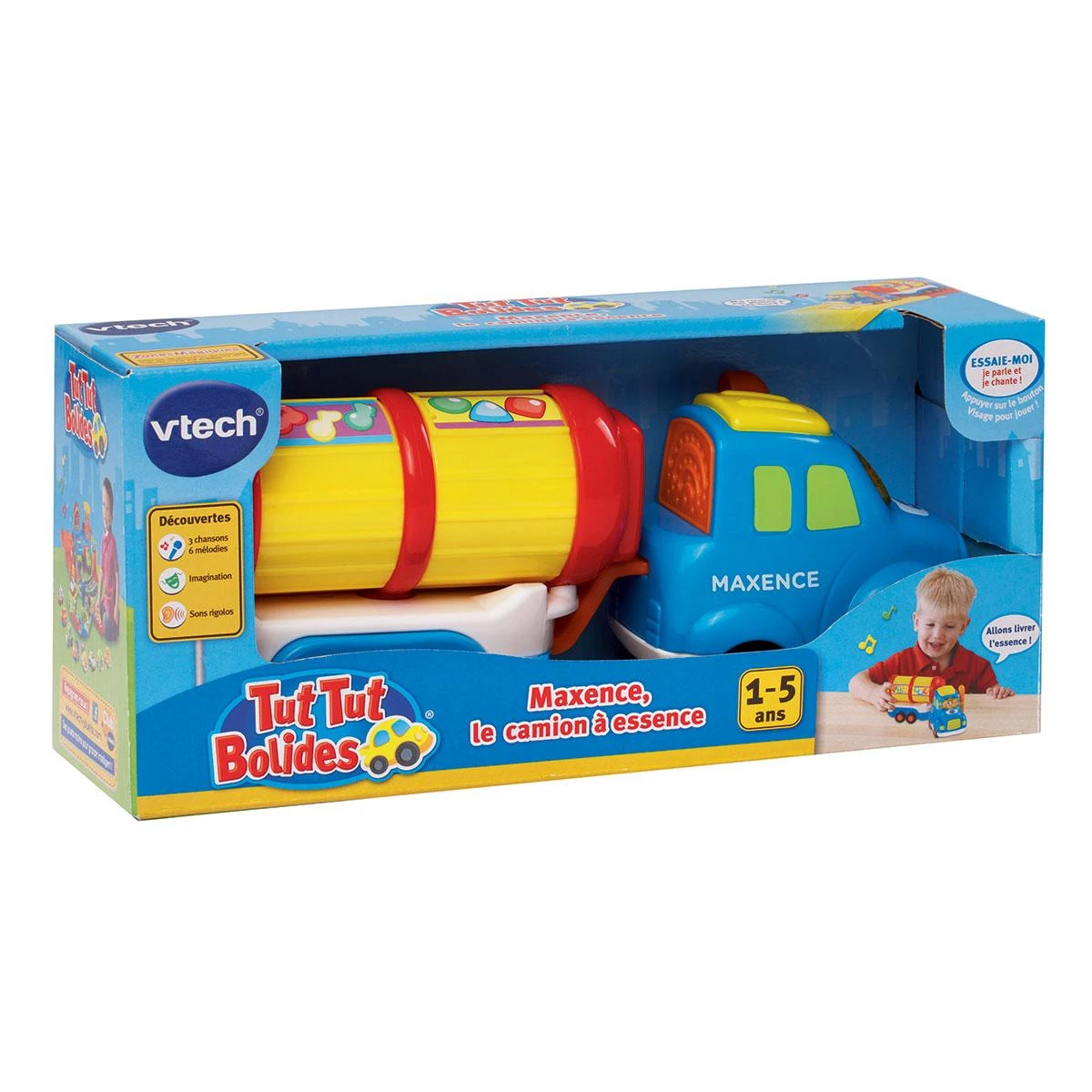 VTech Jouet à Tirer - Tut Tut Bolide Avec Remorque 5 VTech Jouet à Tirer - Tut Tut Bolide Avec Remorque – Image 5