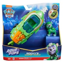 SPIN MASTER Véhicule Et Figurine Rocky Aqua Pups La Pat Patrouille