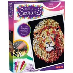 Coffret Créatif Mille Et Un Sequins Lion