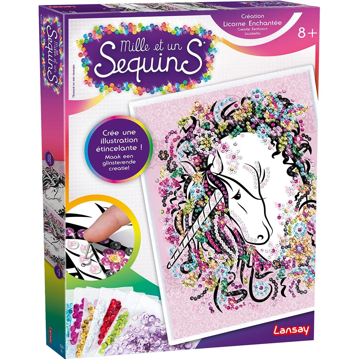 Coffret Mille Et Un Sequins Licorne 1 Coffret Mille Et Un Sequins Licorne