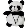 Boule En Peluche Panda Réversible PLUSHBALL
