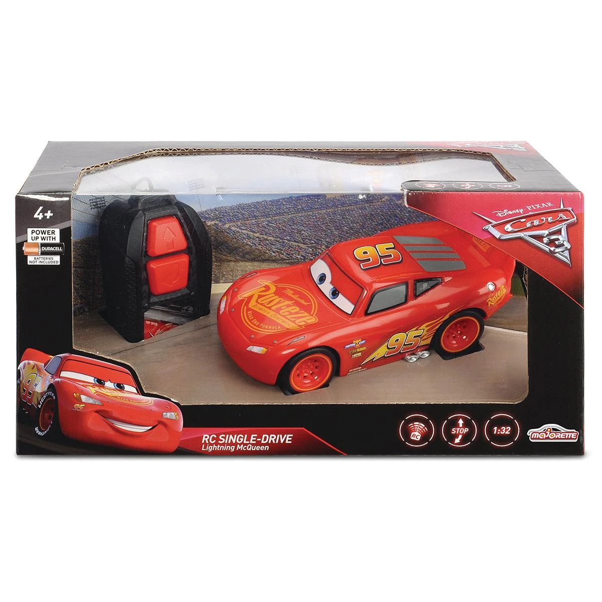 SMOBY Cars 3 - Voiture Radiocommandée Flash McQueen 1:32 2 SMOBY Cars 3 - Voiture Radiocommandée Flash McQueen 1:32 – Image 2