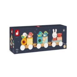 Janod Train Pure En Bois à Tirer Et Encastrer 9 Janod Train Pure En Bois à Tirer Et Encastrer -Jeux Et Jouets 5f9985eca724d 864680 2