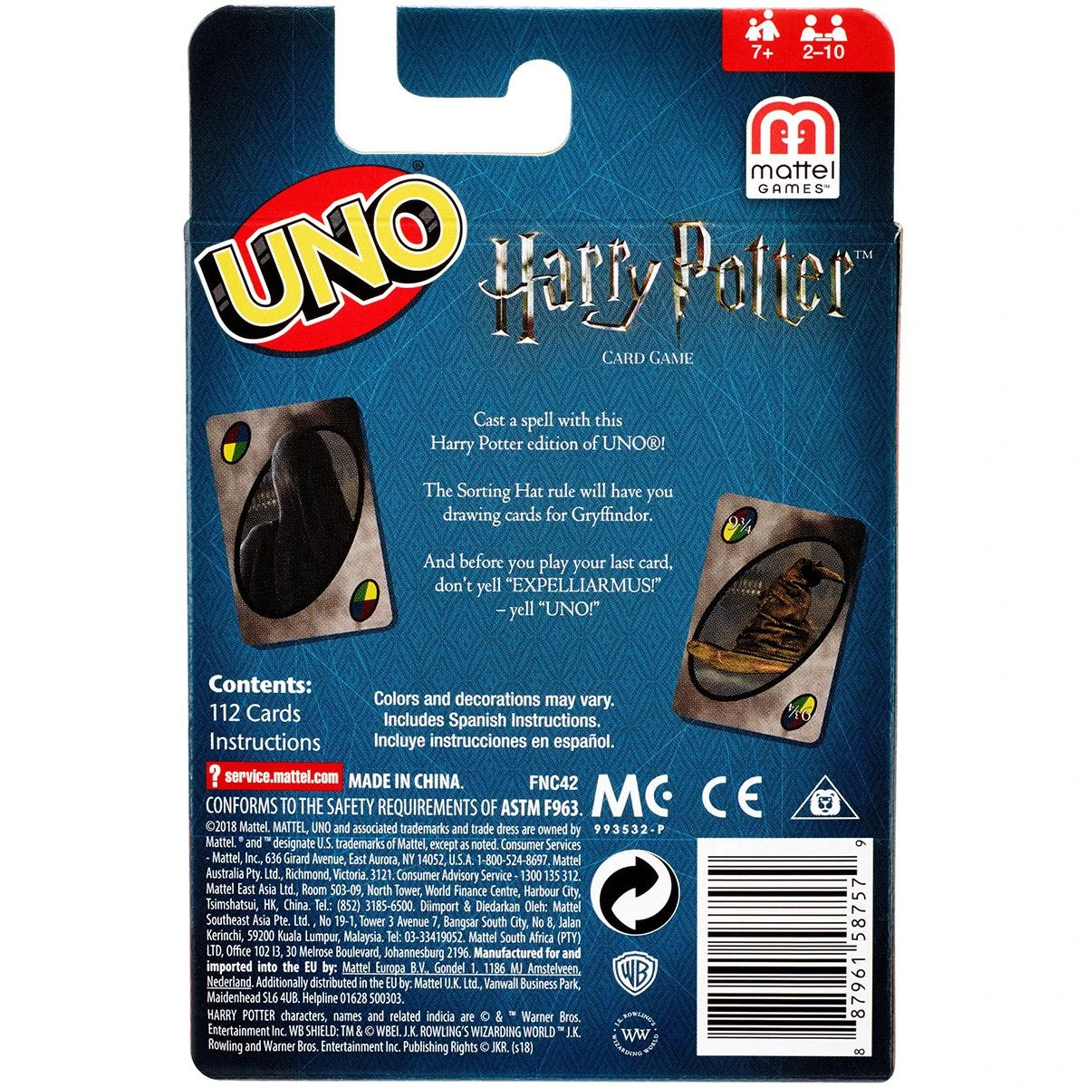Mattel Games Uno Harry Potter 4 Mattel Games Uno Harry Potter – Image 4