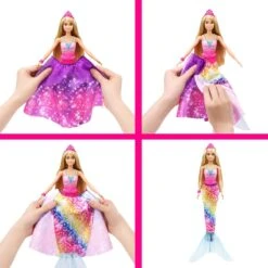 MATTEL Barbie - Barbie Transformation Princesse Sirène -Jeux Et Jouets 602be76ac011e 867029 4