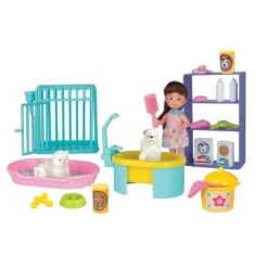 Poupée Laura Soigne Ses Animaux -Jeux Et Jouets 60796252699e1 JEN23423N laura brune