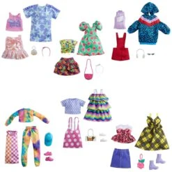 MATTEL Barbie - Pack 2 Tenues + Accessoires -Jeux Et Jouets 607ff92da0092 865608 7
