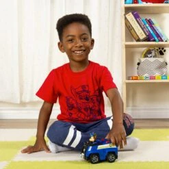 SPIN MASTER Véhicule + Figurine Chase La Pat' Patrouille -Jeux Et Jouets 60d5cf5240aa2 869702 4