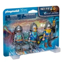 3 Chevaliers Novelmore Playmobil Novelmore 70671