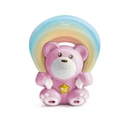 CHICCO Veilleuse Ourson Arc-en-ciel Rose