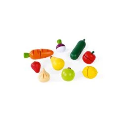 Janod Maxi Set De Fruits Et Légumes En Bois à Découper -Jeux Et Jouets 61080c73d23cd 868546 3
