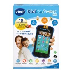 VTech KidiCom MAX 3.0 Bleu -Jeux Et Jouets 610a7107a2f92 868453 1