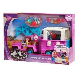 Winner's Stable - Centre Vétérinaire Mobile Avec Cheval Articulé + Poupée -Jeux Et Jouets 610aa3eb9010c 869043 3