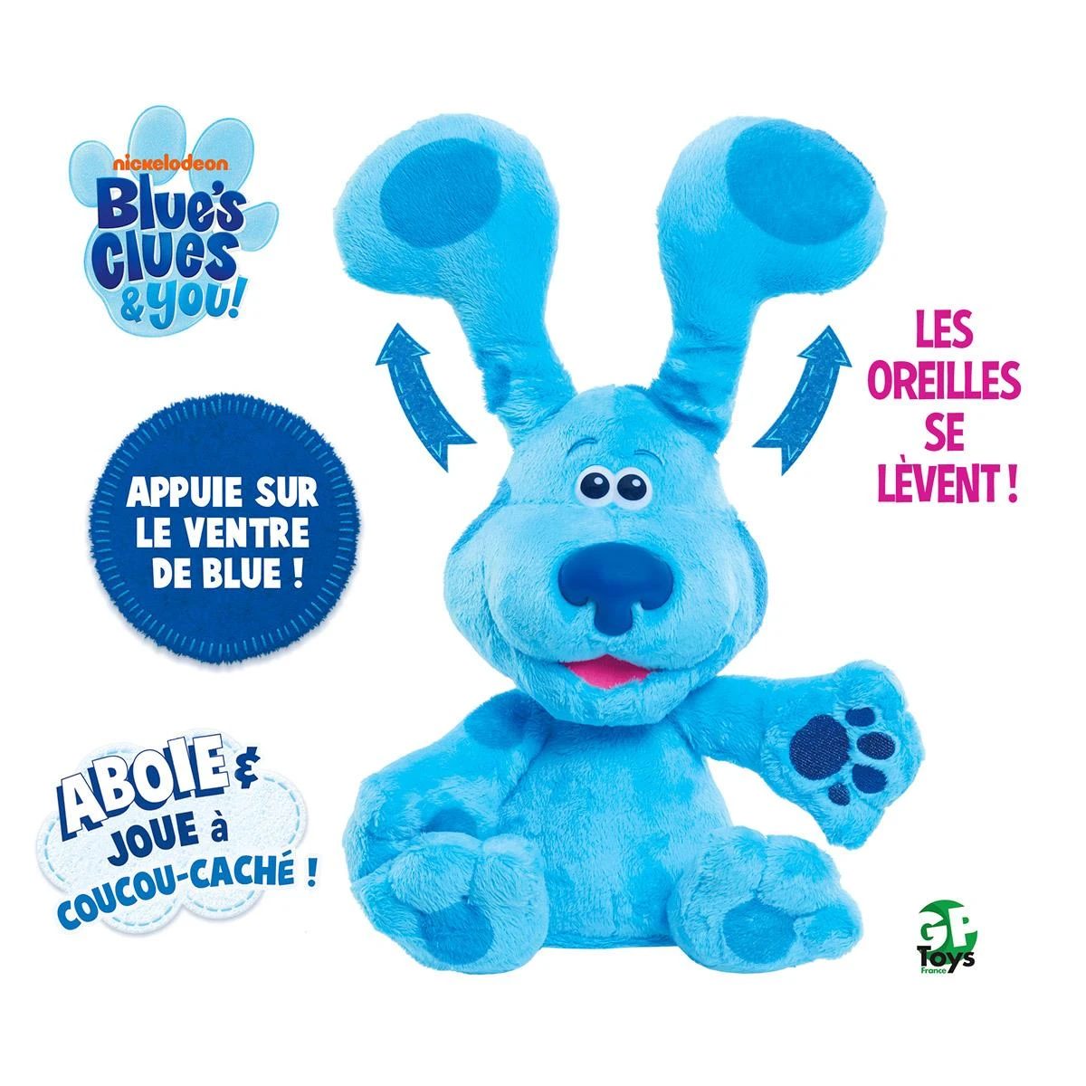 Blue's Clues & You - Peluche Coucou-caché 30 Cm Avec Fonctions Sonores 1 Blue's Clues & You - Peluche Coucou-caché 30 Cm Avec Fonctions Sonores