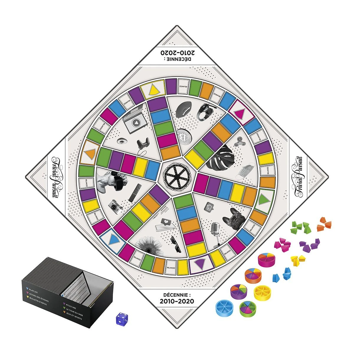 Hasbro Gaming Jeu De Société Trivial Pursuit Décennie 2010-2020 2 Hasbro Gaming Jeu De Société Trivial Pursuit Décennie 2010-2020 – Image 2