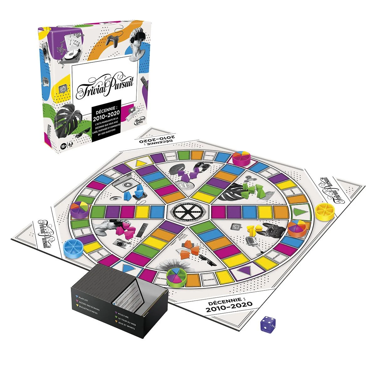 Hasbro Gaming Jeu De Société Trivial Pursuit Décennie 2010-2020 3 Hasbro Gaming Jeu De Société Trivial Pursuit Décennie 2010-2020 – Image 3