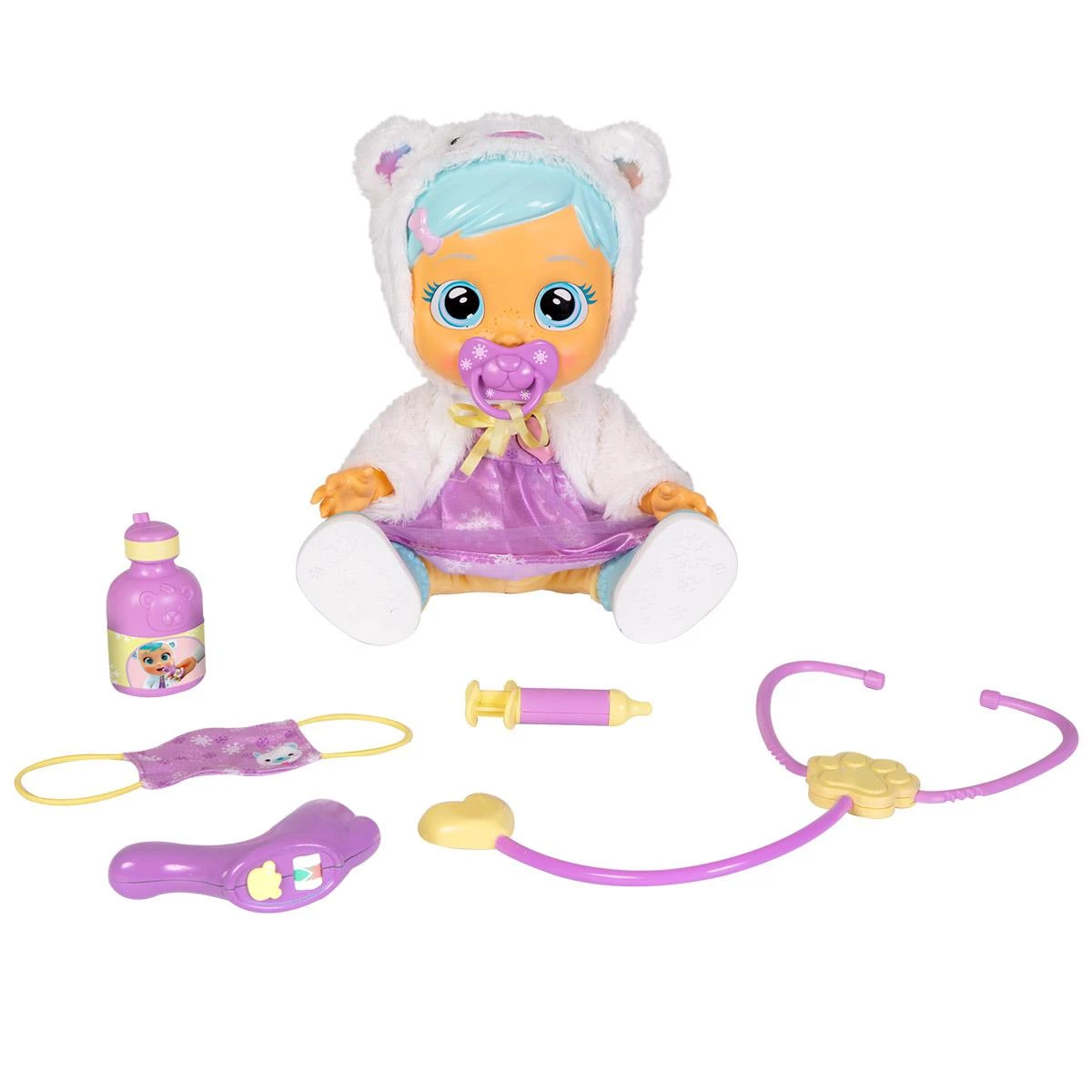 IMC TOYS Cry Babies Dressy Kristal - Poupon Interactif 1 IMC TOYS Cry Babies Dressy Kristal - Poupon Interactif