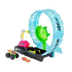 MATTEL Hot Wheels - Monster Trucks Glow In The Dark - Epic Loop Challenge