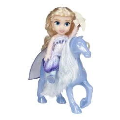JAKKS PACIFIC La Reine Des Neiges : Mini Poupée Elsa Et Son Cheval Nokk