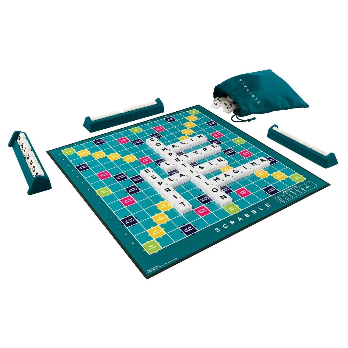 Mattel Games Scrabble Classique 2 Mattel Games Scrabble Classique – Image 2