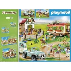 Voiture Et Van Pour Poney Playmobil Country 70511 -Jeux Et Jouets 61a63eca5cb53 873431 3