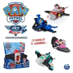SPIN MASTER Véhicule Et Figurine Jet To The Rescue - Mission Voltige La Pat'Patrouille -Jeux Et Jouets 61cdbfa00c05a 874153 1 Copier