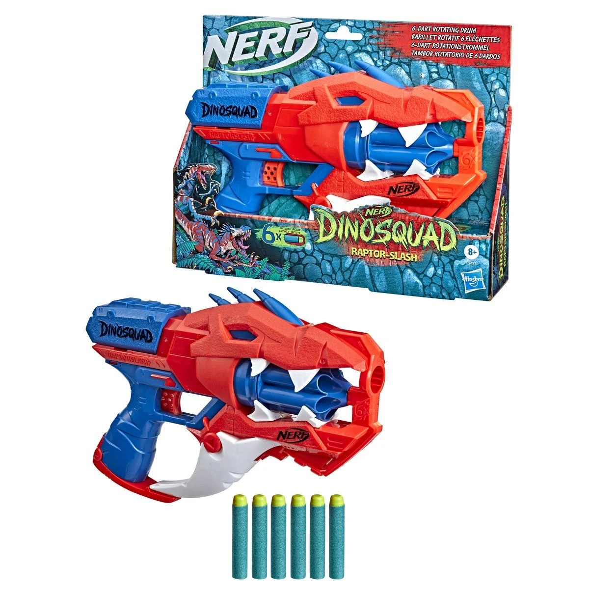 Pistolet Nerf Blaster DinoSquad Raptor-Slash 2 Pistolet Nerf Blaster DinoSquad Raptor-Slash – Image 2