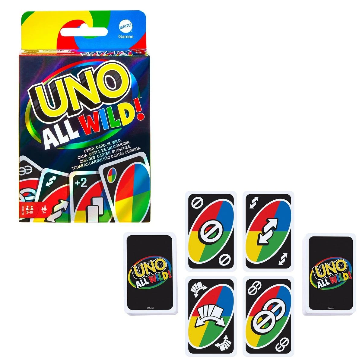 Mattel Games Uno All Wild 2 Mattel Games Uno All Wild – Image 2