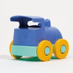 Train Bleu à Promener L'Explorateur -Jeux Et Jouets 6246ecbe40d52 P113.2 Train bleu le jouet simple produit seul 4 2