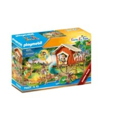 Cabane Dans Les Arbres Et Toboggan Playmobil Familly Fun 71001