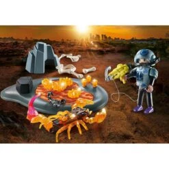 Starter Pack Agent Avec Scorpion De Feu Playmobil Dino Rise 70909