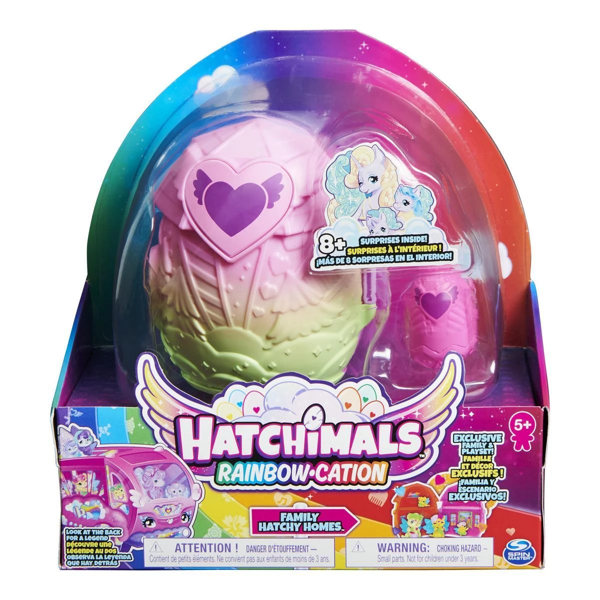 SPIN MASTER Playset Hatchimals Maison 4 Famille Surprise Saison 2 2 SPIN MASTER Playset Hatchimals Maison 4 Famille Surprise Saison 2 – Image 2