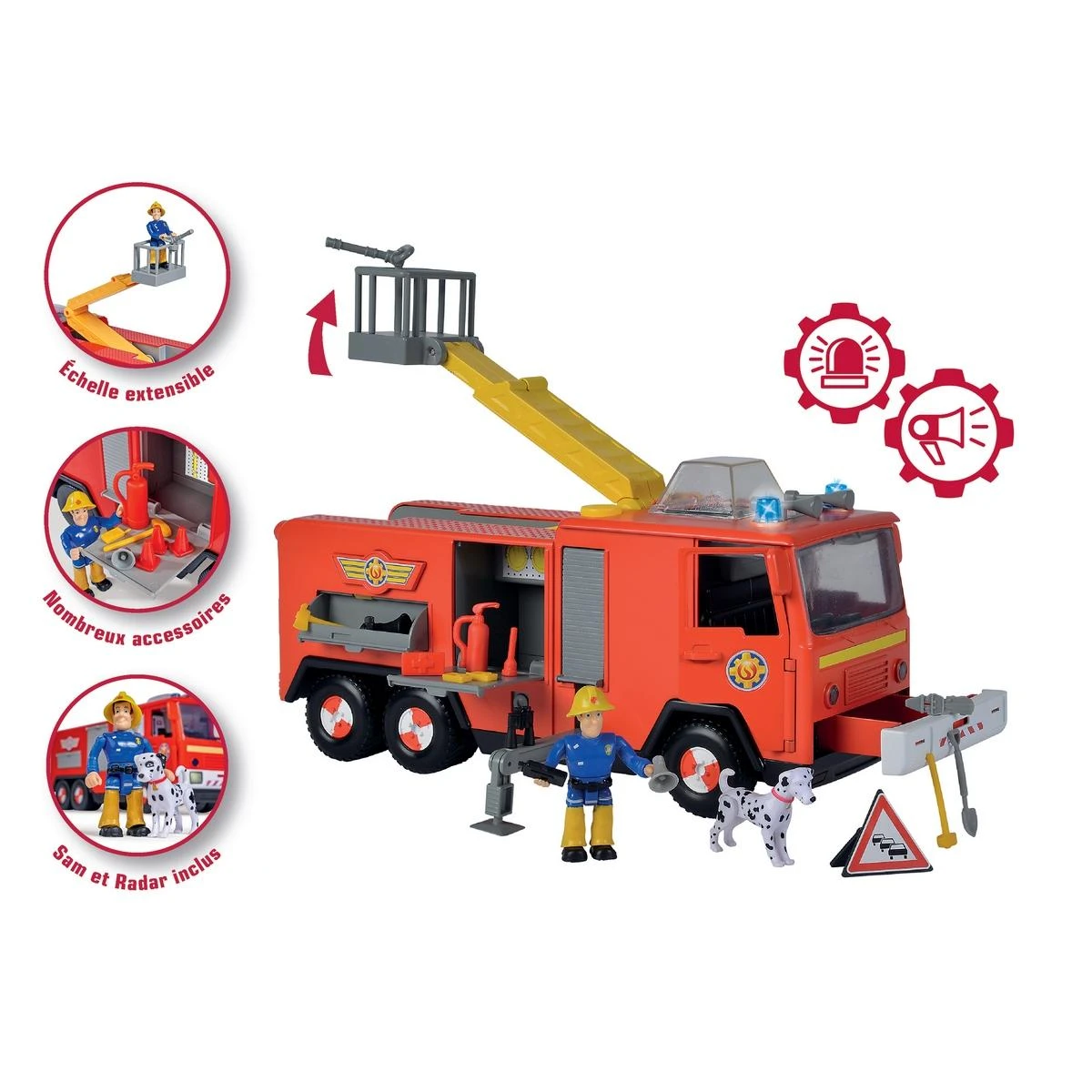 SIMBA Camion De Pompier Jupiter Sam Le Pompier 3 SIMBA Camion De Pompier Jupiter Sam Le Pompier – Image 3