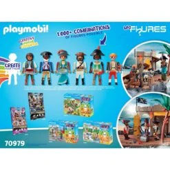 Ilot Des Pirates Playmobil My Figures 70979 -Jeux Et Jouets 63999cec4b805 886366 3
